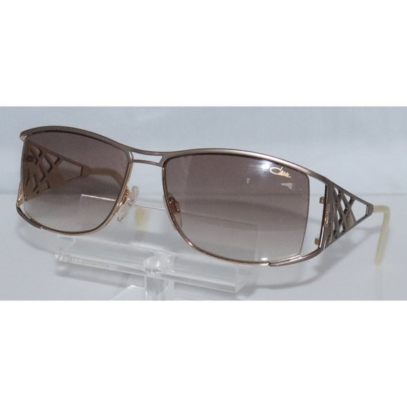 New Women's Cazal Matte Gray & Gold Sunglasses